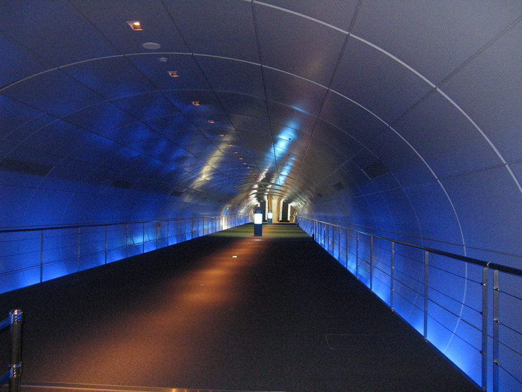 Osaka Maritime Museum walkway